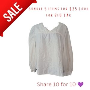 Vintage Lee peasant top size large fits like a medium